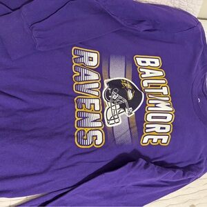 Baltimore Ravens Purple Long Sleeve Shirt